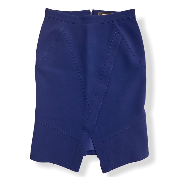 BCBGMaxAzria Black Taylon Skirt Wrap Pencil Skirt - Picture 1 of 3